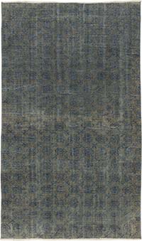 Vintage Turkish Hand-Knotted Rug - 5' 9" x 9' 6" (69" x 114")