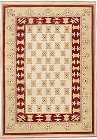 Vintage Turkish Hand-Knotted Rug - 4' 4" x 6' 1" (52" x 73")