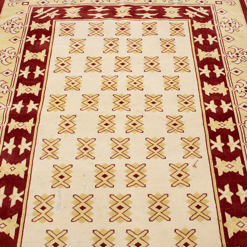 Alfombra Vintage Turca Anudada a Mano - 132 cm x 186 cm - K0090829