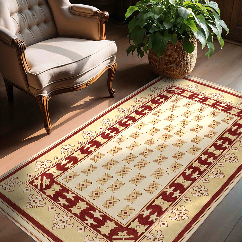 Alfombra Vintage Turca Anudada a Mano - 132 cm x 186 cm - K0090829