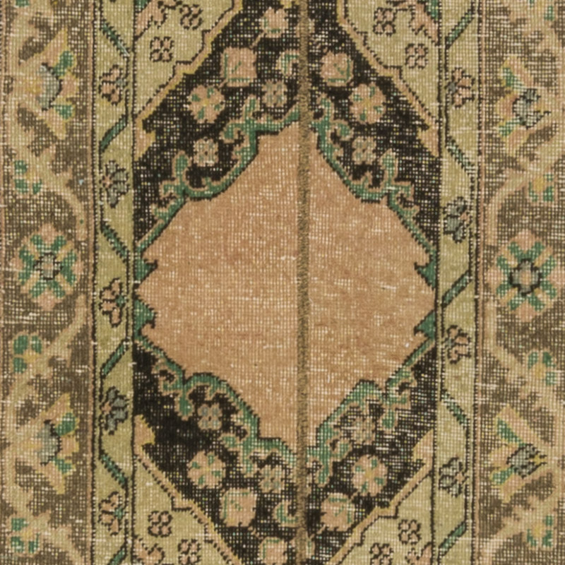 Vintage Turkish Hand-Knotted Runner - 2' 6" x 13' 1" (30" x 157") - K0090831