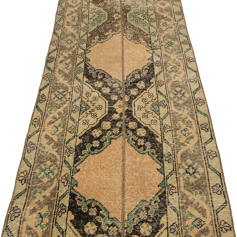 Vintage Turkish Hand-Knotted Runner - 2' 6" x 13' 1" (30" x 157") - K0090831