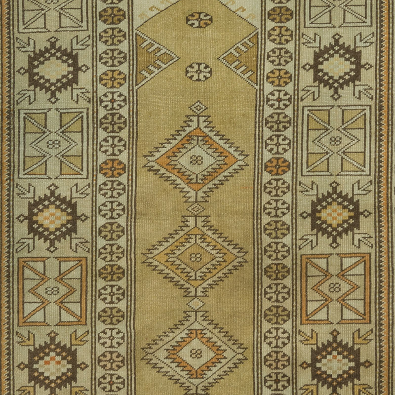 El Dokuma Vintage Hali - 114 cm x 222 cm - K0090833