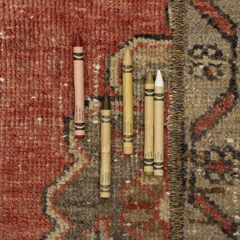 Pasillo Vintage Turco Anudado a Mano - 68 cm x 369 cm - K0090834