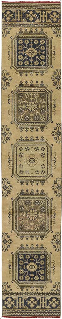 Vintage Turkish Hand-Knotted Runner - 2' 4" x 12' 2" (28" x 146")