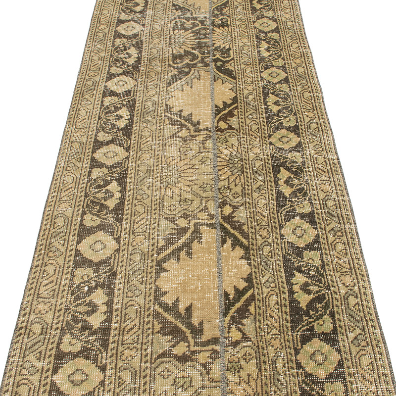 Vintage Turkish Hand-Knotted Runner - 2' 5" x 12' 8" (29" x 152") - K0090836
