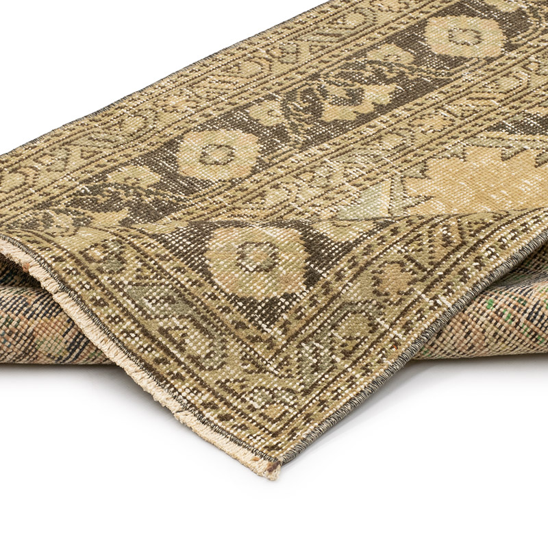 Vintage Turkish Hand-Knotted Runner - 2' 5" x 12' 8" (29" x 152") - K0090836