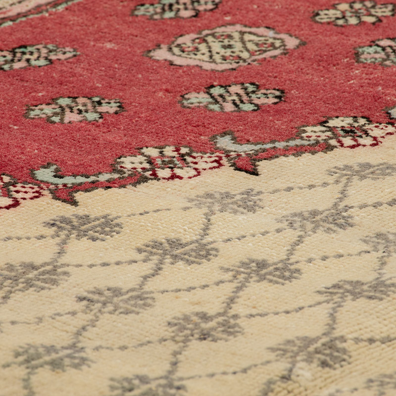 Vintage Turkish Hand-Knotted Rug - 4' 6" x 7' 1" (54" x 85") - K0090841