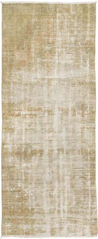 Alfombra Turca Vintage Sobre-teñida - 99 cm x 245 cm