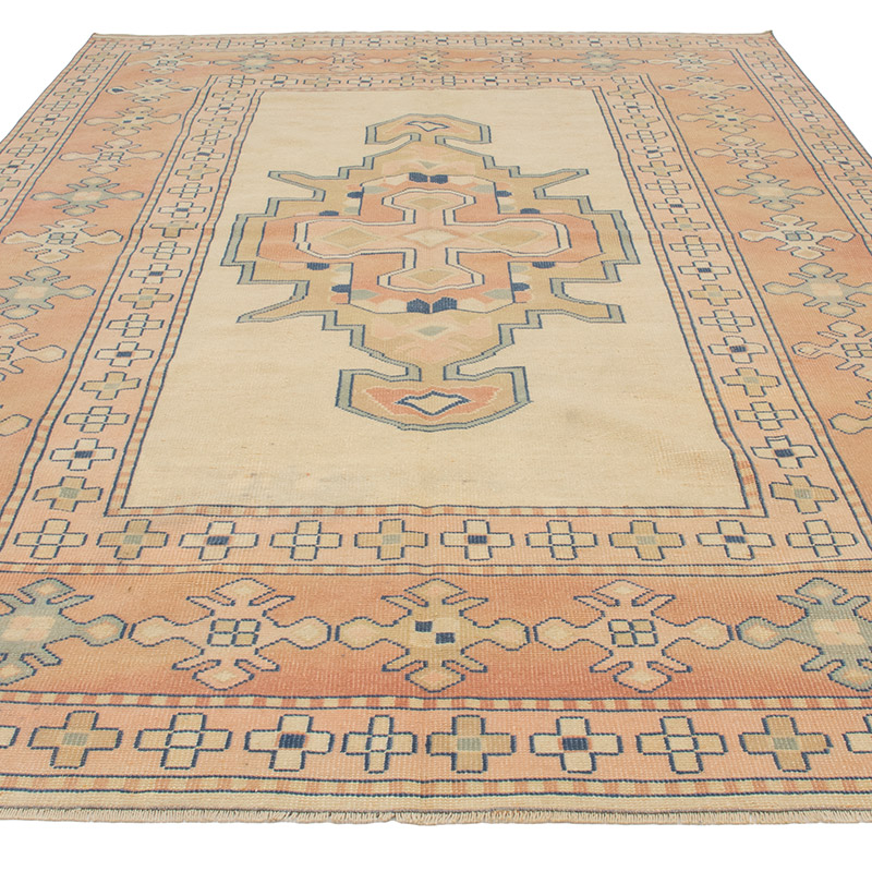 El Dokuma Vintage Hali - 197 cm x 292 cm - K0090848