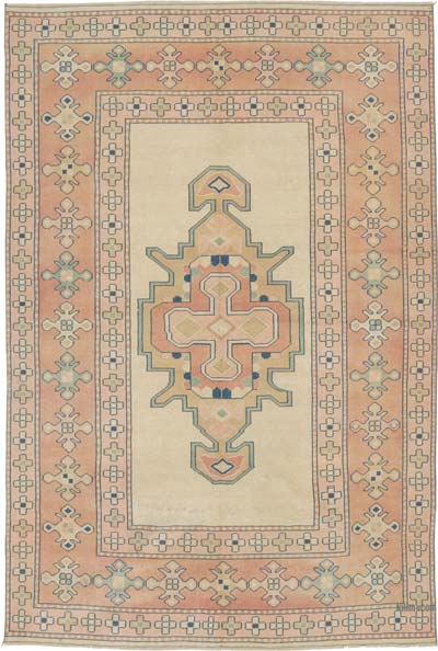El Dokuma Vintage Hali - 197 cm x 292 cm