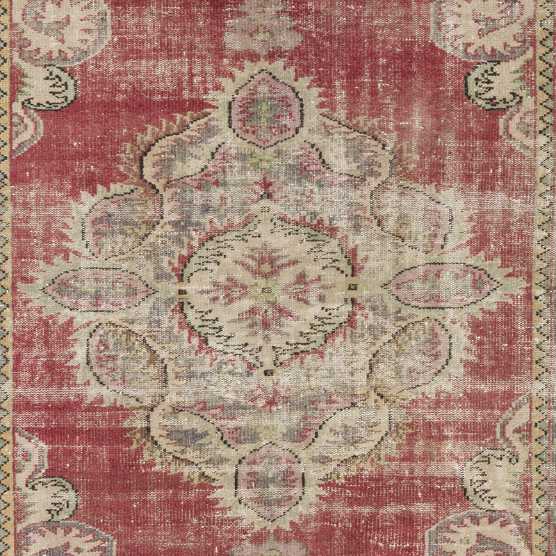 Alfombra Vintage Turca Anudada a Mano - 165 cm x 267 cm - K0090849