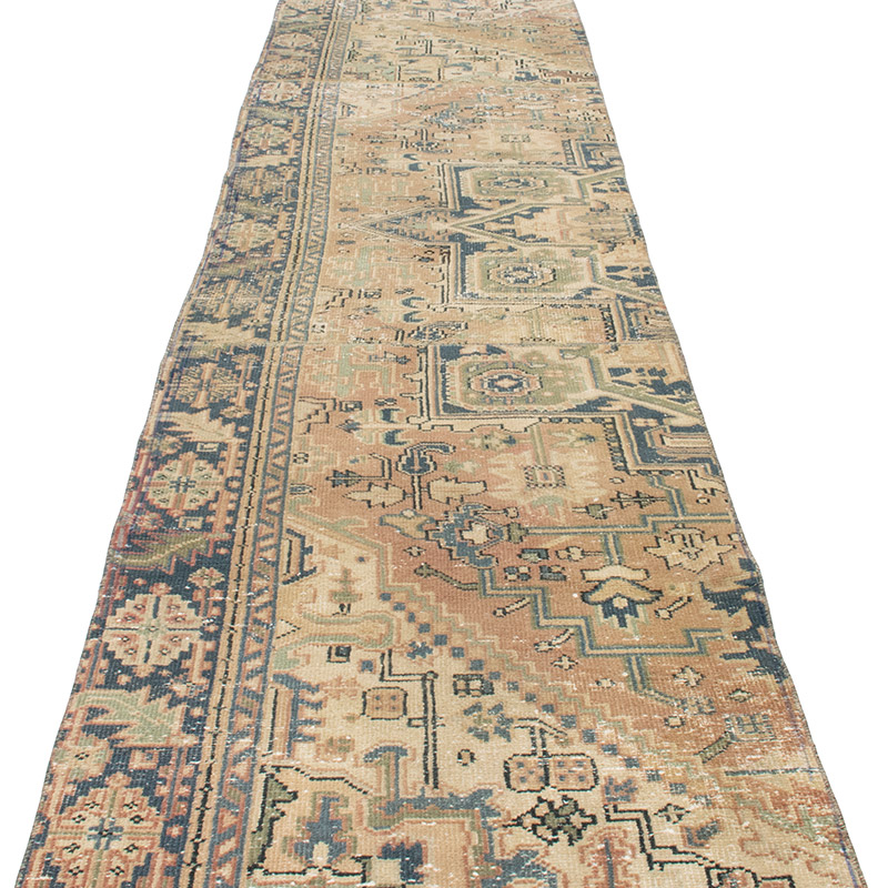 Vintage Turkish Hand-Knotted Runner - 2' 7" x 12' 6" (31" x 150") - K0090850