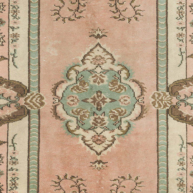 Vintage Turkish Hand-Knotted Rug - 5' 4" x 8' 4" (64" x 100") - K0090855