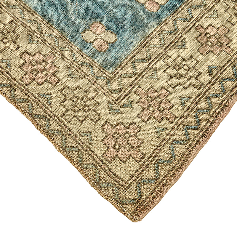 Vintage Turkish Hand-Knotted Rug - 6'  x 8' 4" (72" x 100") - K0090861