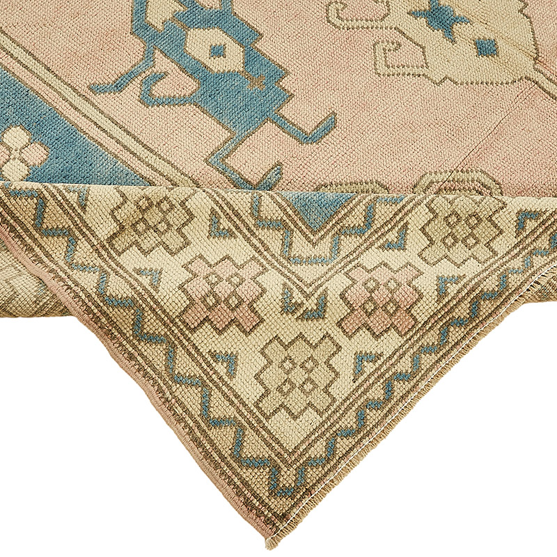 Vintage Turkish Hand-Knotted Rug - 6'  x 8' 4" (72" x 100") - K0090861