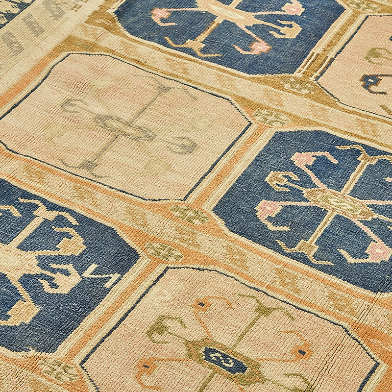 Vintage Turkish Hand-Knotted Rug - 5' 6" x 8' 2" (66" x 98") - K0090867