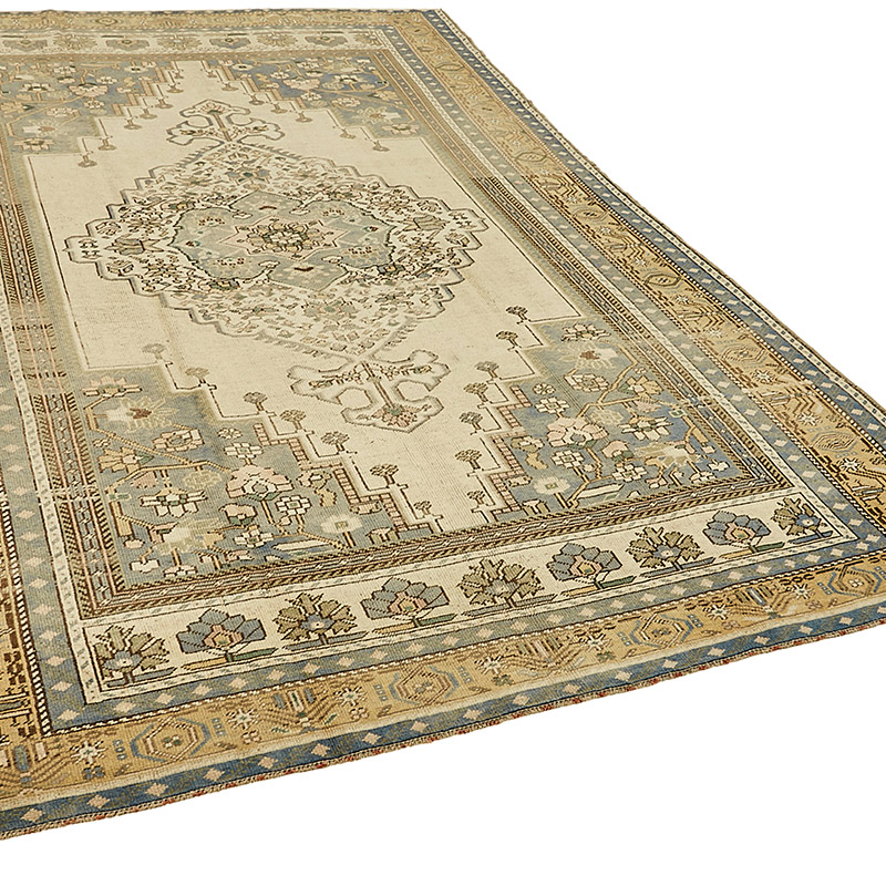 El Dokuma Vintage Halı - 197 cm x 298 cm - K0090868