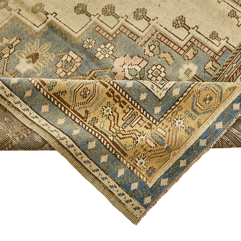 El Dokuma Vintage Halı - 197 cm x 298 cm - K0090868