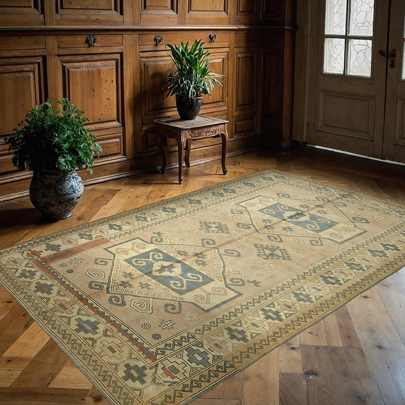 El Dokuma Vintage Halı - 172 cm x 254 cm - K0090869