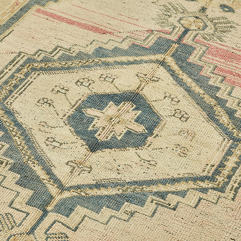 Vintage Turkish Hand-Knotted Rug - 4' 9" x 8' 1" (57" x 97") - K0090872