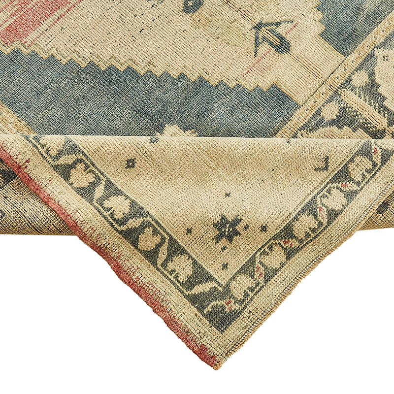 Vintage Turkish Hand-Knotted Rug - 4' 9" x 8' 1" (57" x 97") - K0090872