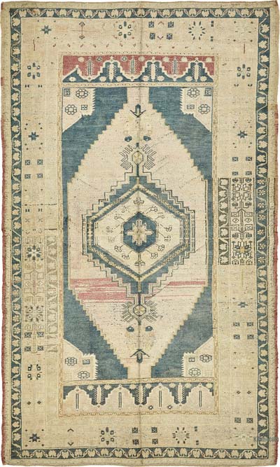 El Dokuma Vintage Halı - 146 cm x 246 cm
