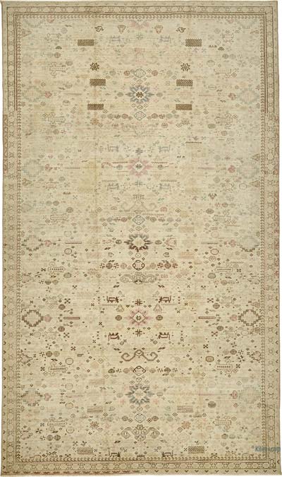 El Dokuma Vintage Halı - 153 cm x 260 cm