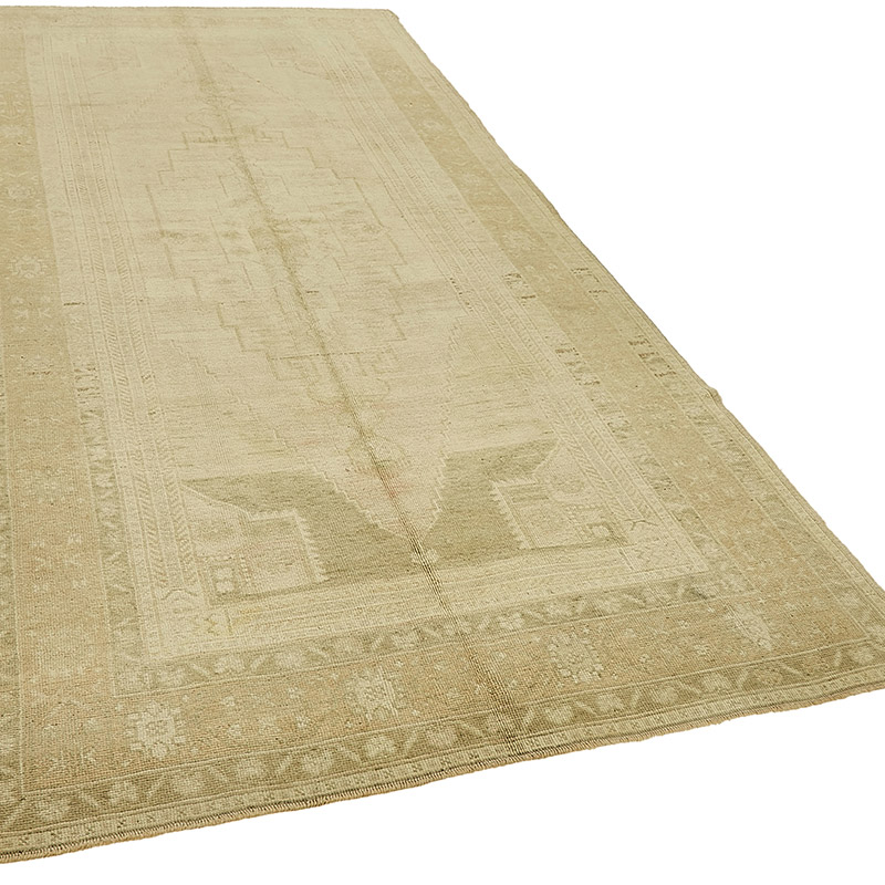 Alfombra Vintage Turca Anudada a Mano - 148 cm x 316 cm - K0090876