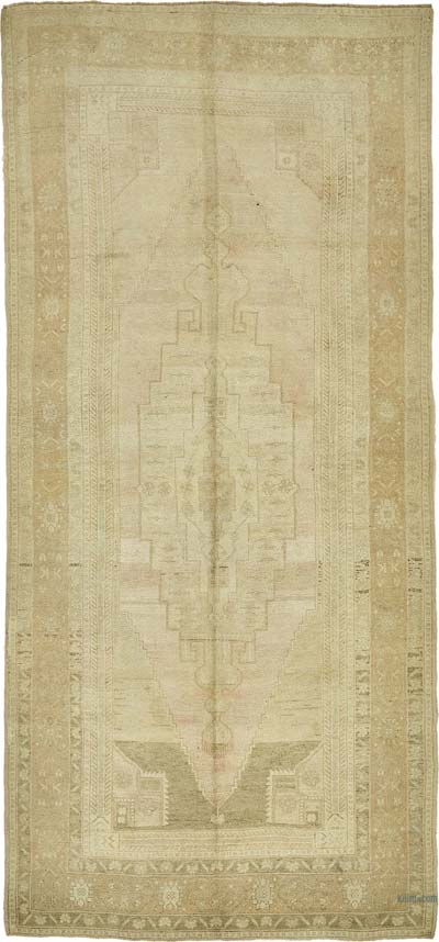 El Dokuma Vintage Halı - 148 cm x 316 cm