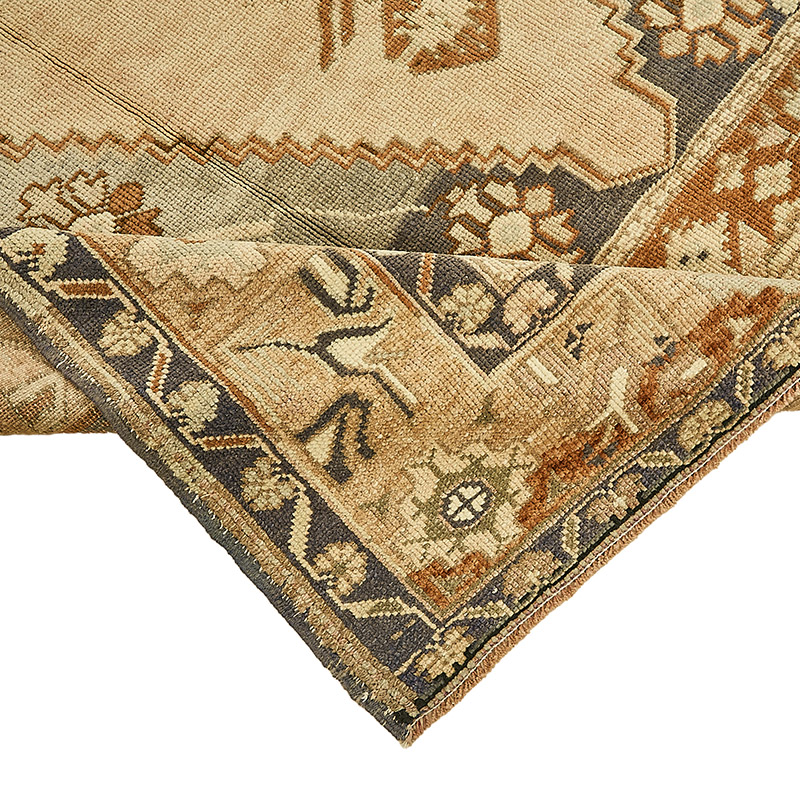 Alfombra Vintage Turca Anudada a Mano - 161 cm x 300 cm - K0090877