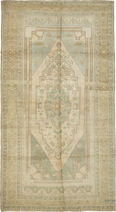 El Dokuma Vintage Halı - 162 cm x 300 cm