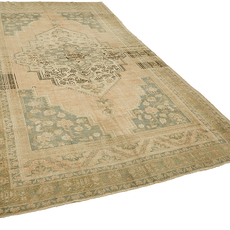Alfombra Vintage Turca Anudada a Mano - 188 cm x 335 cm - K0090879
