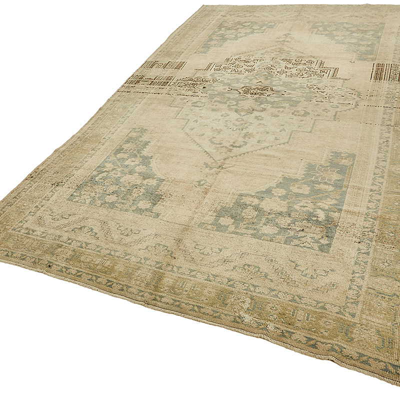 Alfombra Vintage Turca Anudada a Mano - 188 cm x 335 cm - K0090879