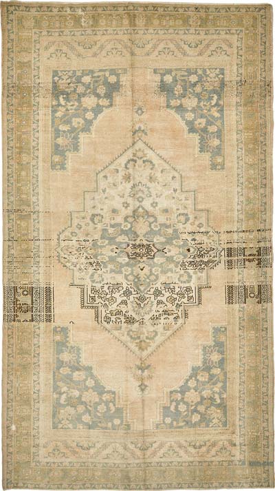 El Dokuma Vintage Halı - 188 cm x 335 cm