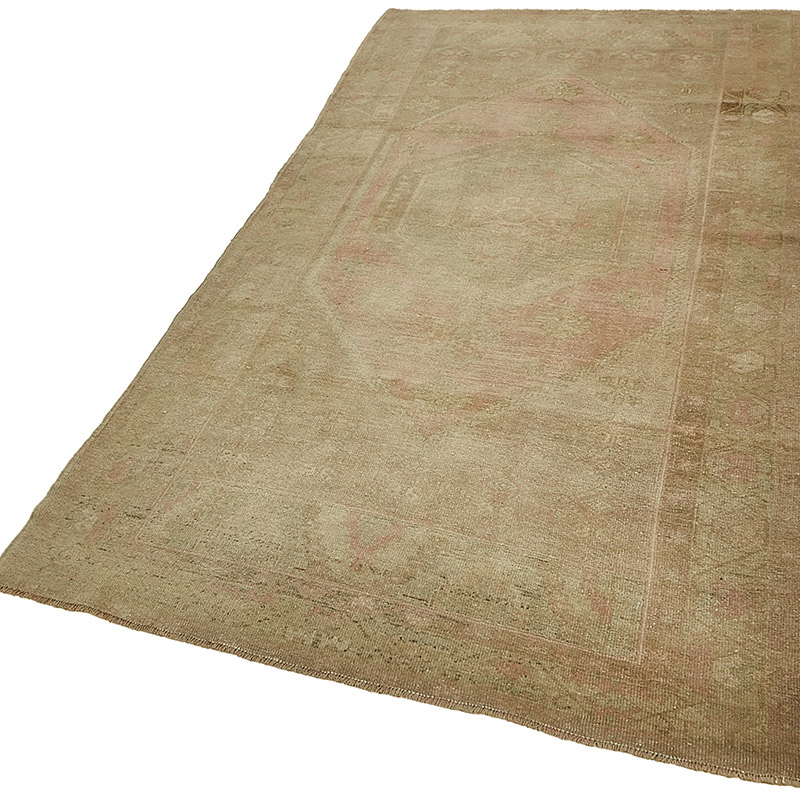 El Dokuma Vintage Halı - 126 cm x 260 cm - K0090880