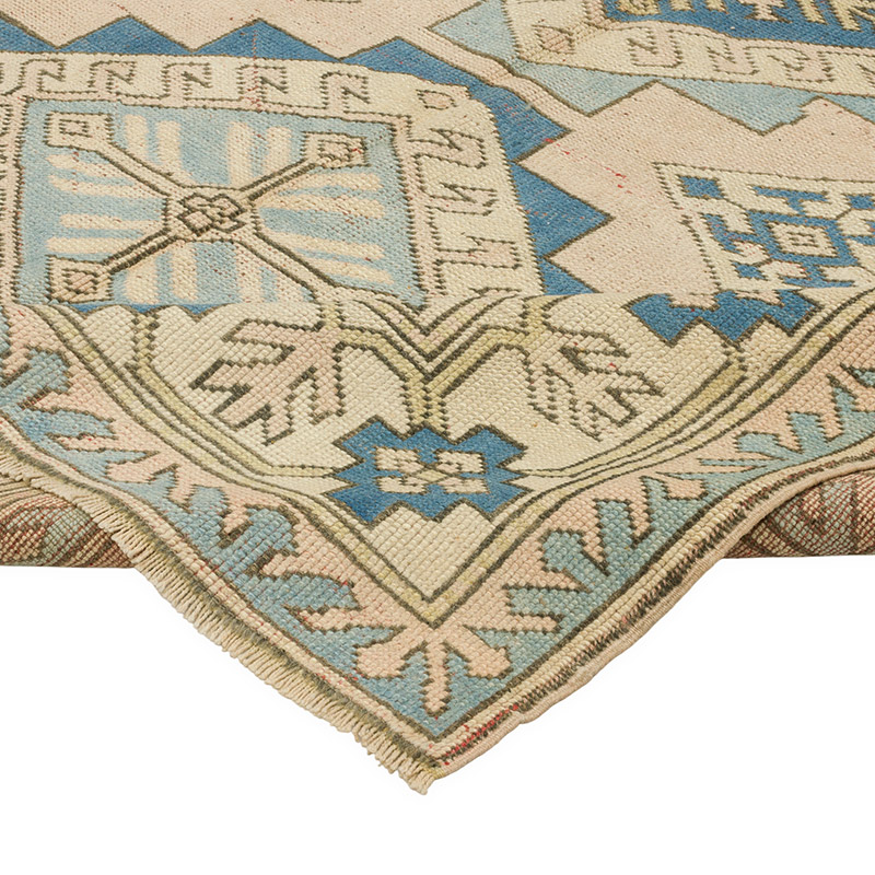Vintage Turkish Hand-Knotted Rug - 5' 9" x 7' 3" (69" x 87") - K0090886