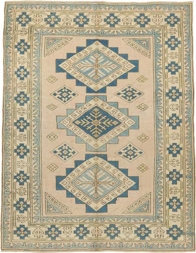 El Dokuma Vintage Halı - 174 cm x 220 cm