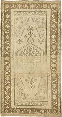El Dokuma Vintage Halı - 140 cm x 257 cm