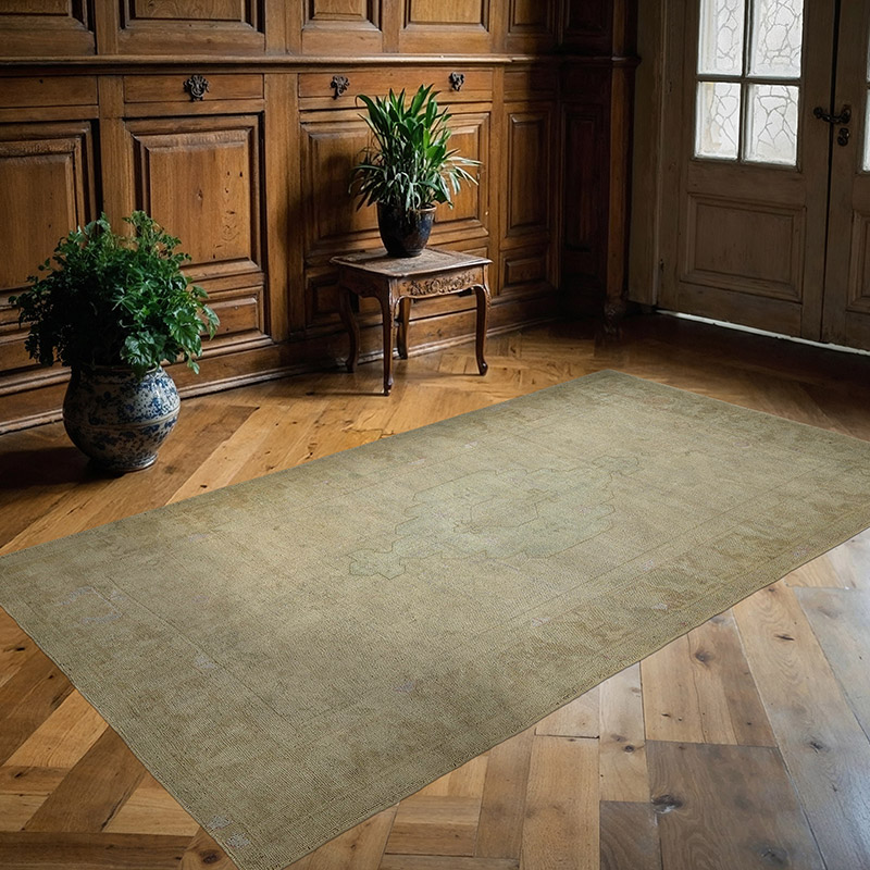 El Dokuma Vintage Halı - 144 cm x 245 cm - K0090888