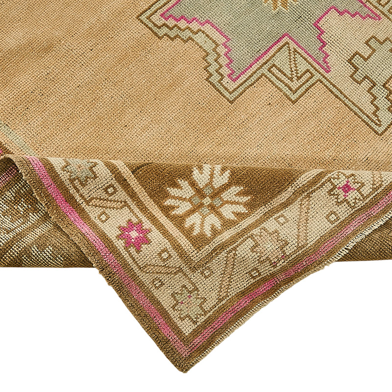 Vintage Turkish Hand-Knotted Rug - 5' 6" x 8' 7" (66" x 103") - K0090890