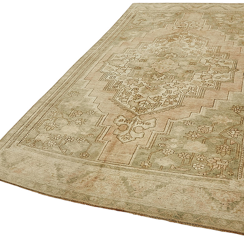 Vintage Turkish Hand-Knotted Rug - 5' 1" x 10' 4" (61" x 124") - K0090891