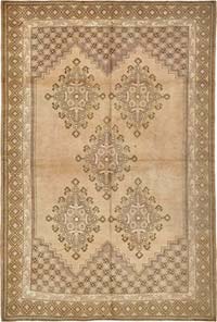 Vintage Turkish Hand-Knotted Rug - 6' 7" x 9' 9" (79" x 117")