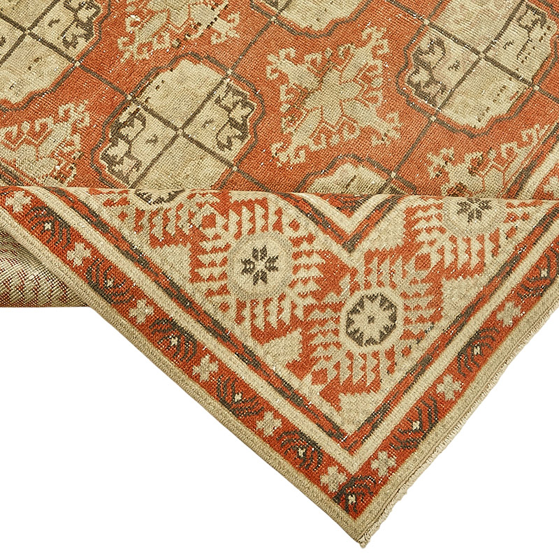 El Dokuma Vintage Halı - 190 cm x 275 cm - K0090893