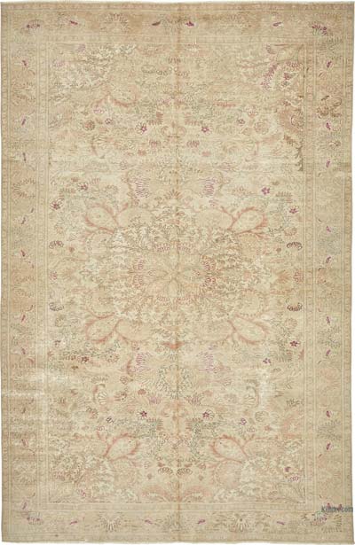 El Dokuma Vintage Halı - 194 cm x 298 cm