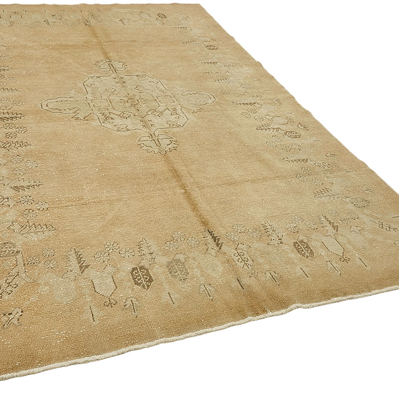 Alfombra Vintage Turca Anudada a Mano - 202 cm x 302 cm - K0090895