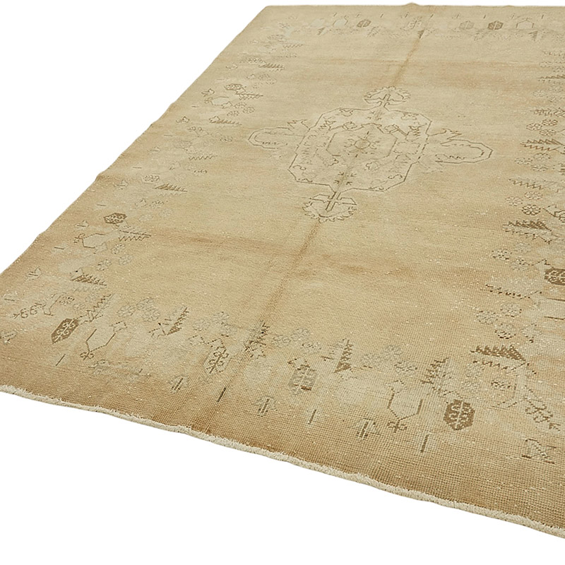 Alfombra Vintage Turca Anudada a Mano - 202 cm x 302 cm - K0090895