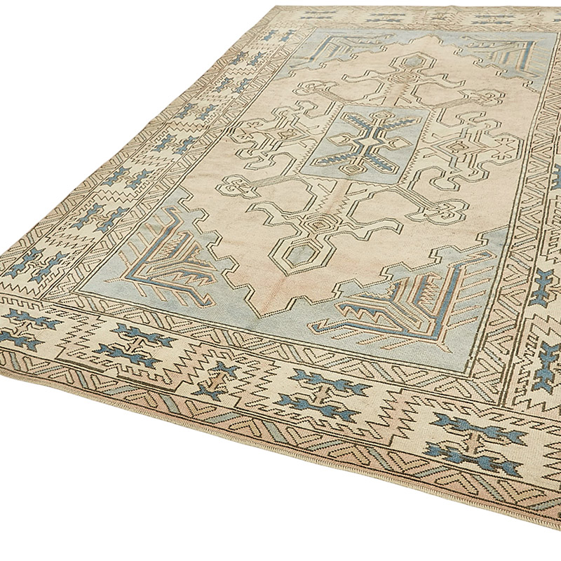 El Dokuma Vintage Halı - 214 cm x 313 cm - K0090897