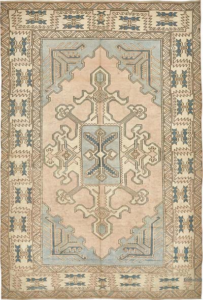 El Dokuma Vintage Halı - 214 cm x 313 cm