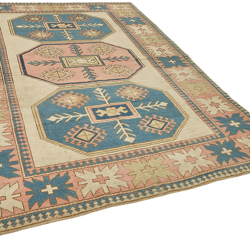 El Dokuma Vintage Halı - 208 cm x 305 cm - K0090898